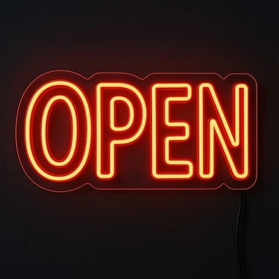 Cut-to-shape Acrylic Neon Sign