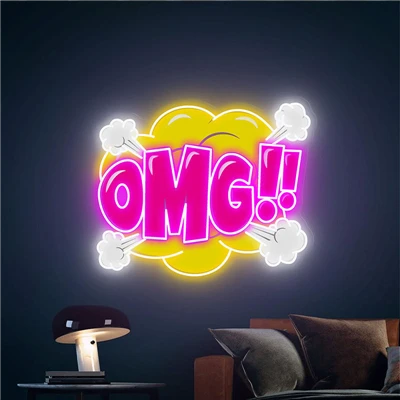 UV Printed Acrylic Neon Sign